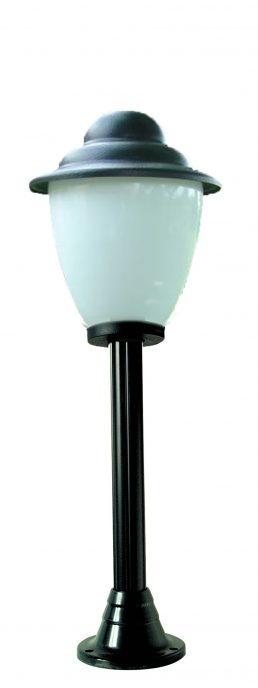Lampy ogrodowe wys. 115 cm, klosz amfora z daszkiem