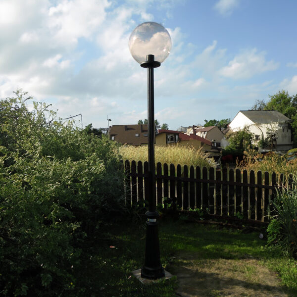 Lampy parkowe wys. 2.2 m, klosz podpalany 400 mm
